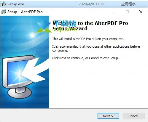  AlterPDF Pro(PDF编辑器)安装激活方法