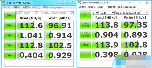 机械硬盘读写速度对比