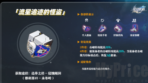 崩坏星穹铁道遗器套装流星追迹的怪盗强度评测