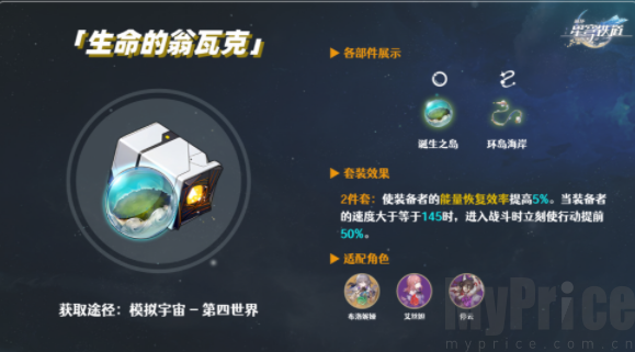 崩坏星穹铁道位面饰品生命的翁瓦克强度评测