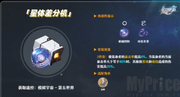 崩坏星穹铁道位面饰品星体差分机强度评测