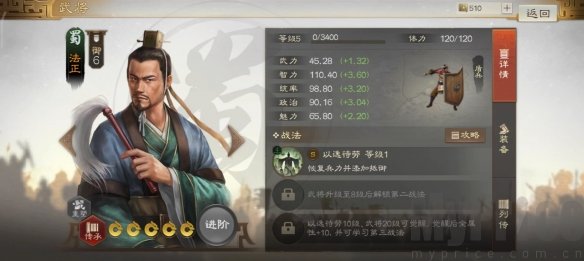 《三国志战棋版》法正武将介绍