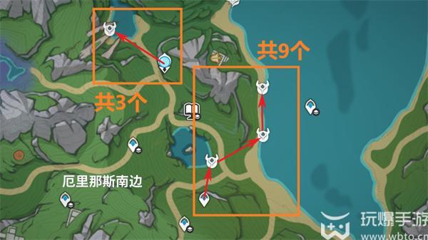 原神原海异种采集路线