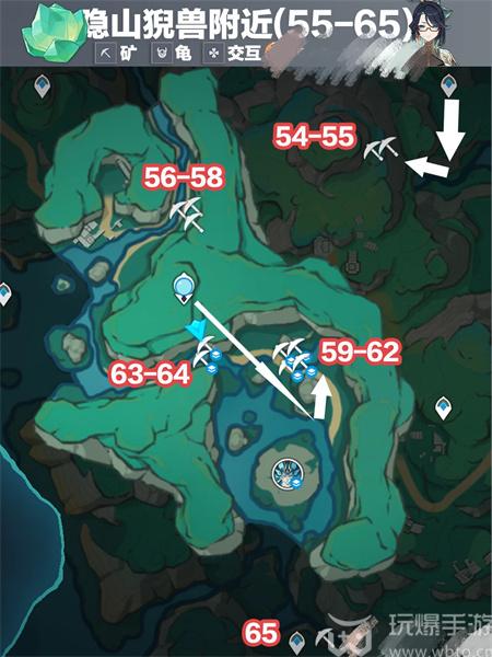 原神4.4青水玉采集路线