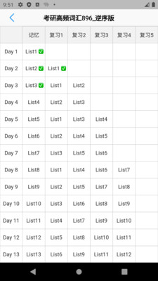 List背单词安卓截图1