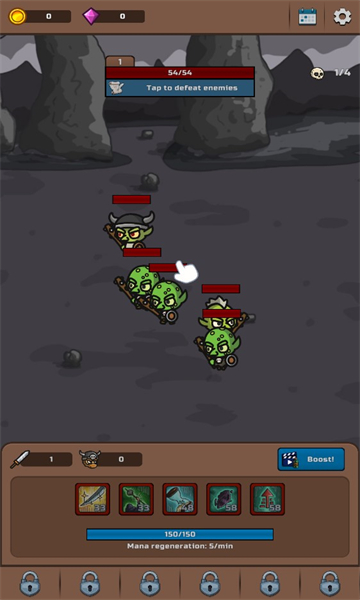 tap dungeon rpg idle clicker安卓版截图1